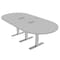 Skutchi Designs 45 in W, 96 in L, 29 in H, Engineered Wood Top, Grey HAR-RAC-46X92-T-ELEC-XD01 - alternate 1